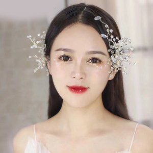 2 Piece Forest-inspired Super Sparkly Crystal Hair Clip